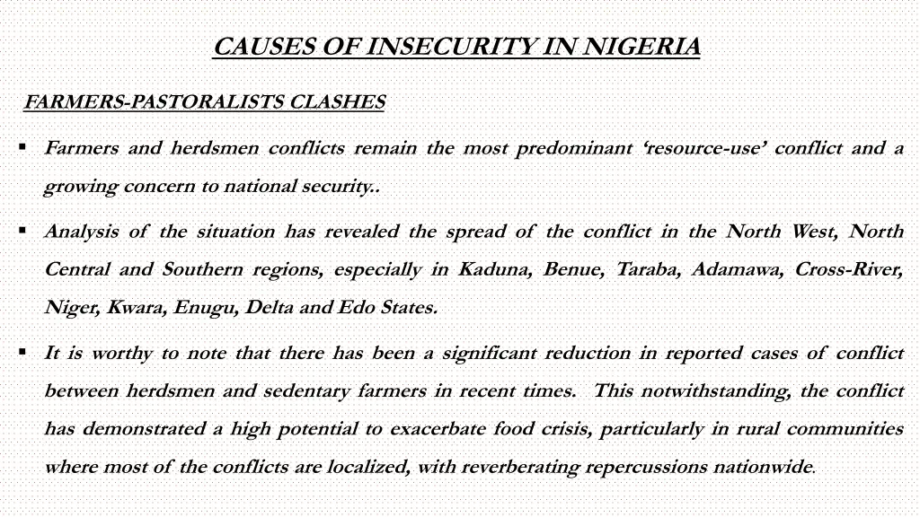 causes of insecurity in nigeria 5