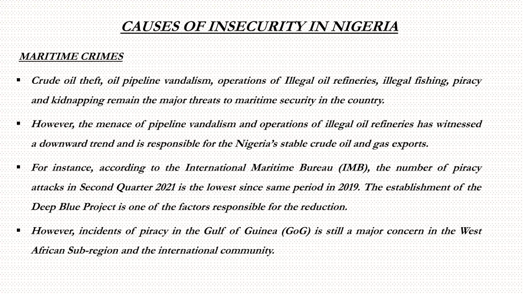 causes of insecurity in nigeria 6