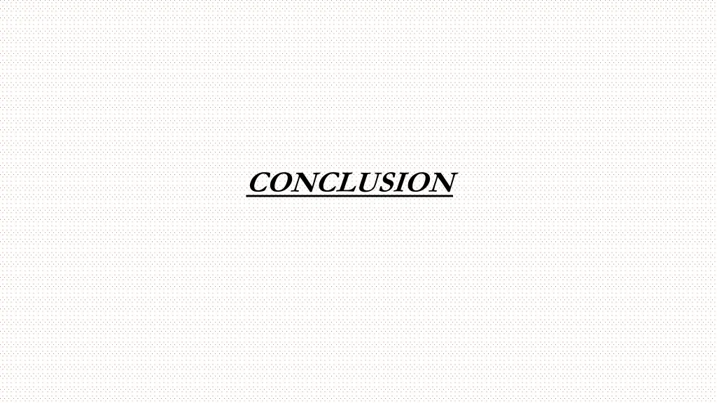 conclusion