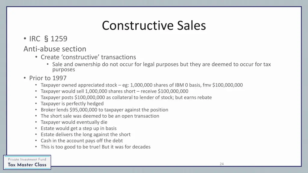 constructive sales 1