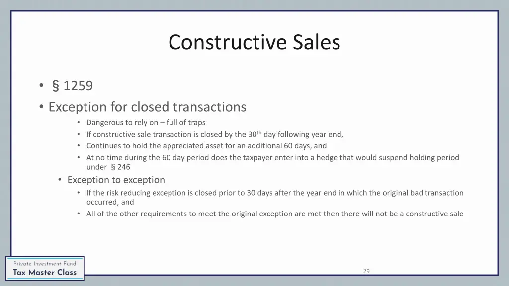 constructive sales 6