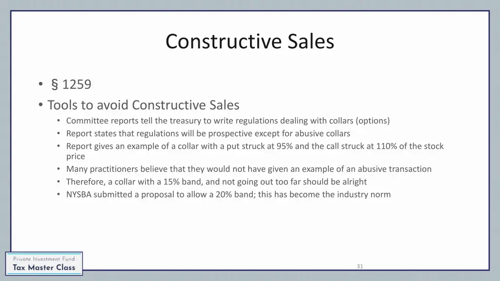 constructive sales 8