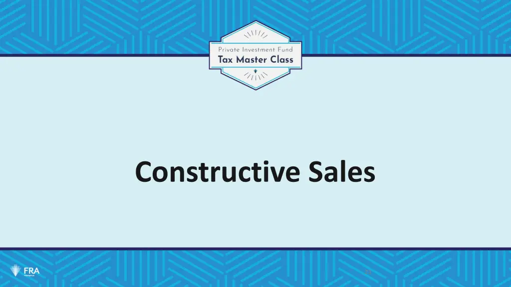 constructive sales