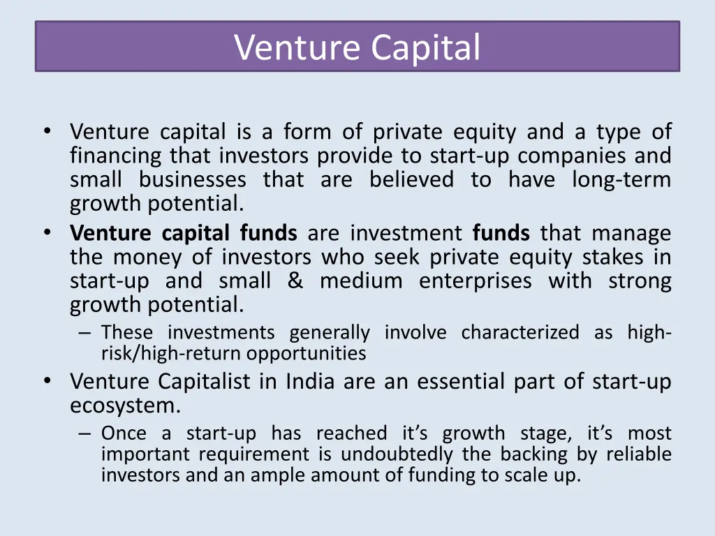 venture capital 1