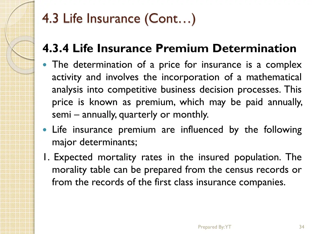 4 3 life insurance cont 20