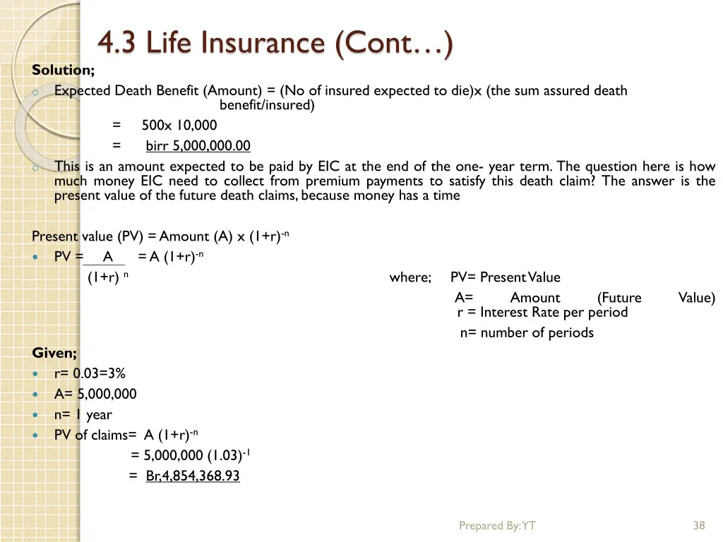 4 3 life insurance cont 24