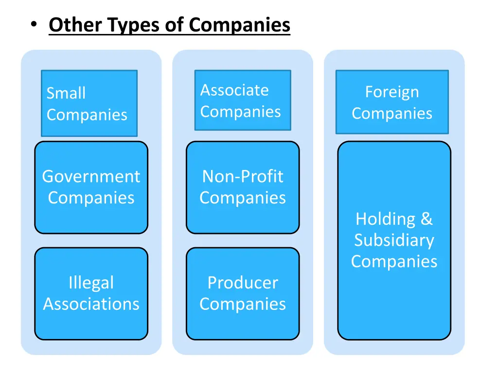 other types of companies