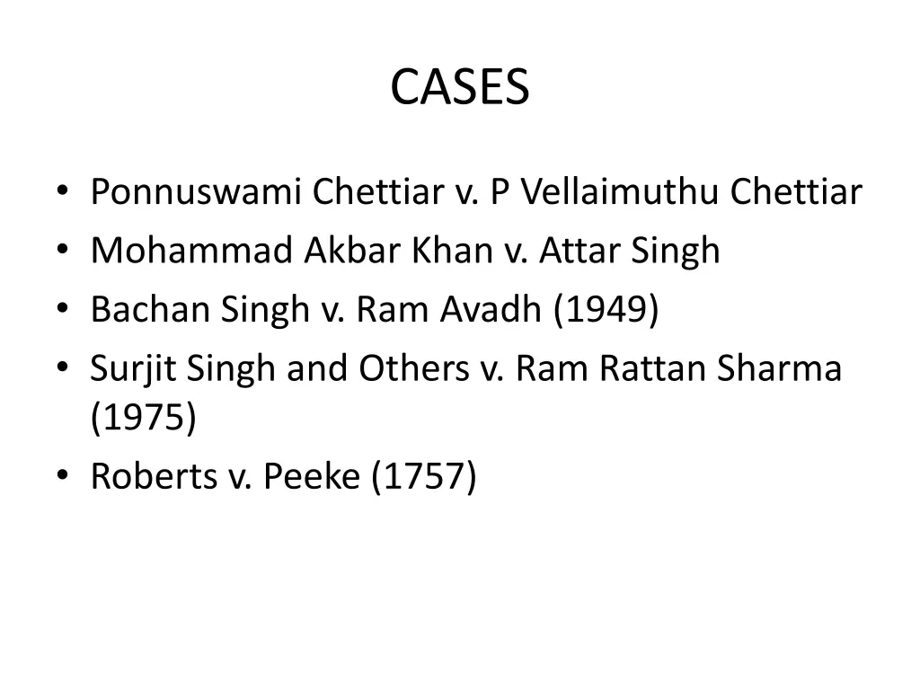 cases