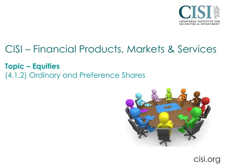 cisi financial products markets services