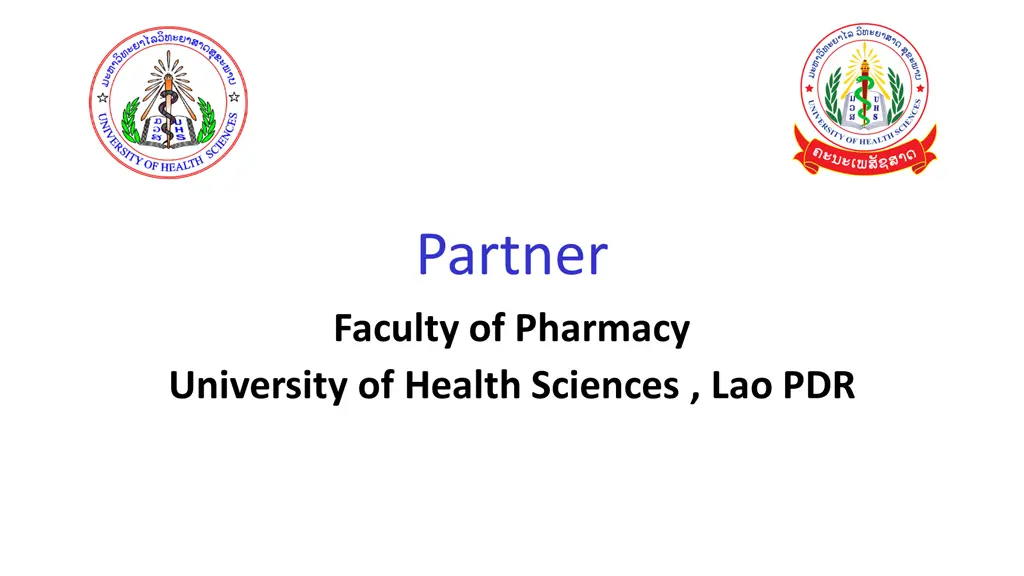 partner faculty of pharmacy university of health