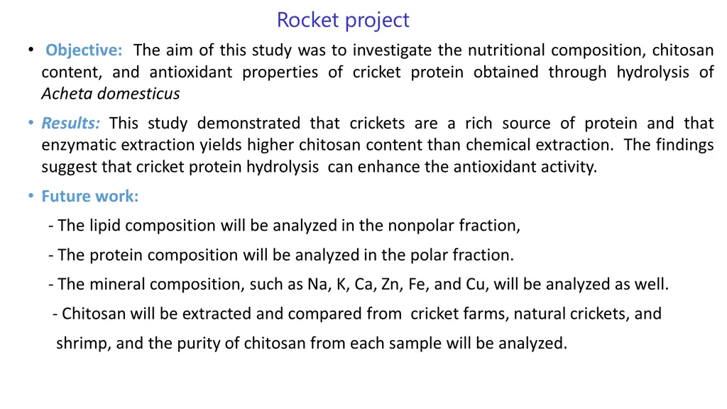 rocket project