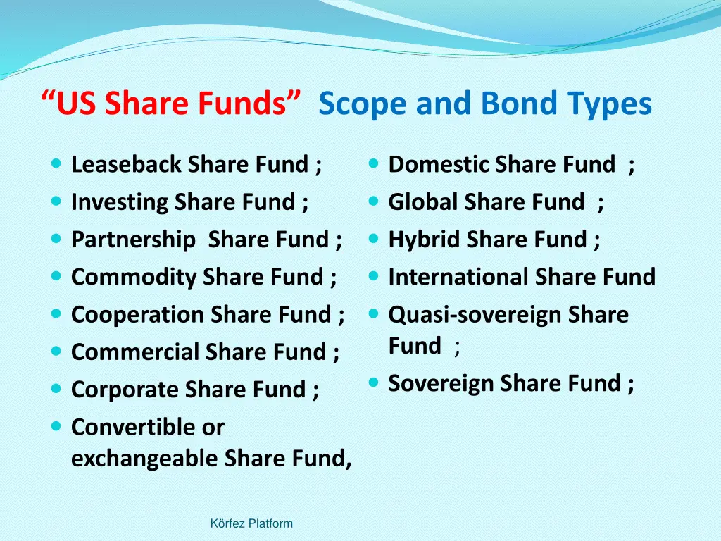 us share fund s scope and bond types