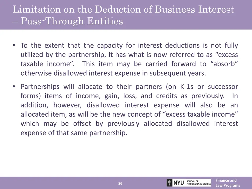 limitation on the deduction of business interest 6