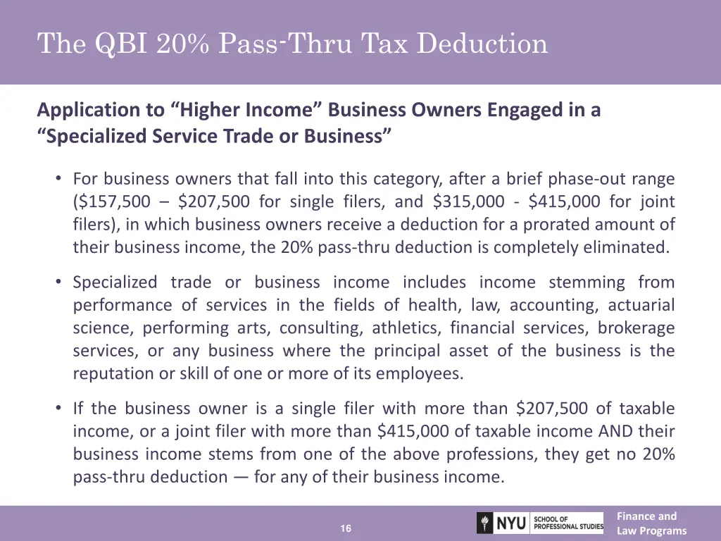 the qbi 20 pass thru tax deduction 3