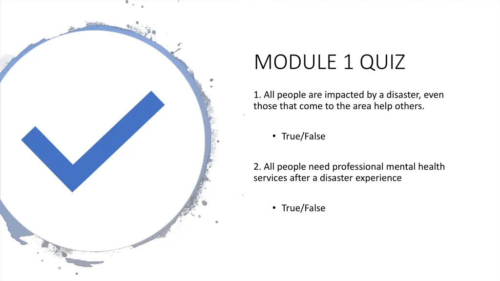 module 1 quiz