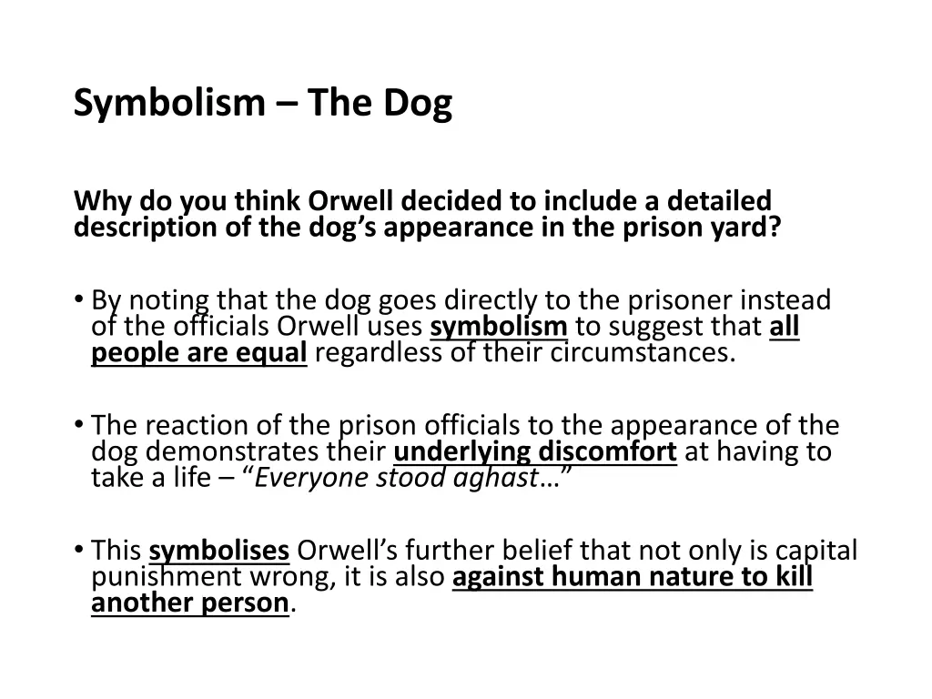 symbolism the dog