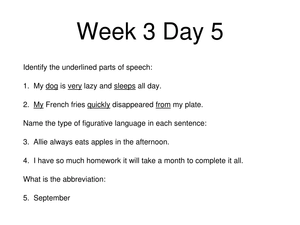 week 3 day 5