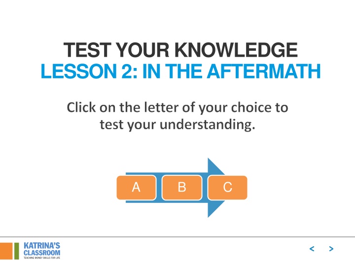 test your knowledge lesson 2 in the aftermath