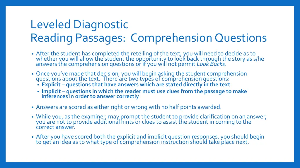 leveled diagnostic reading passages comprehension