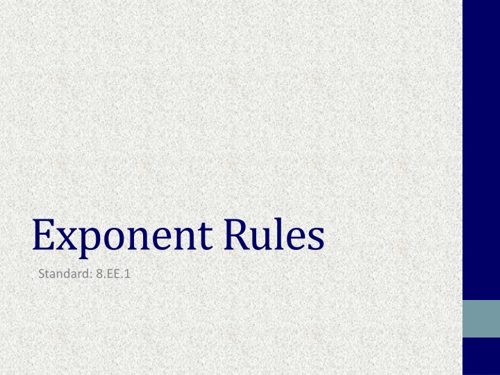 exponent rules