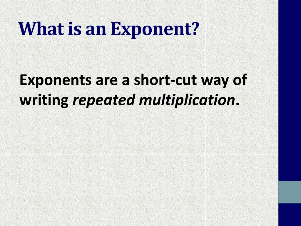 what is an exponent