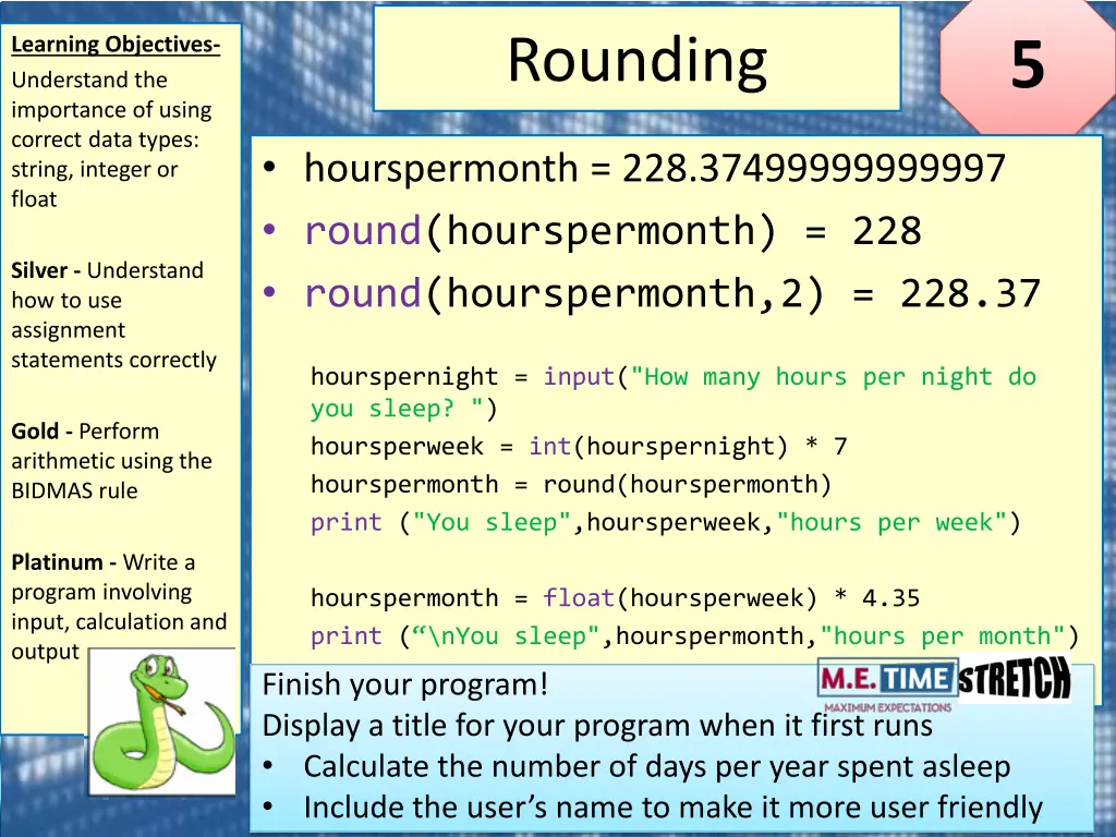 rounding