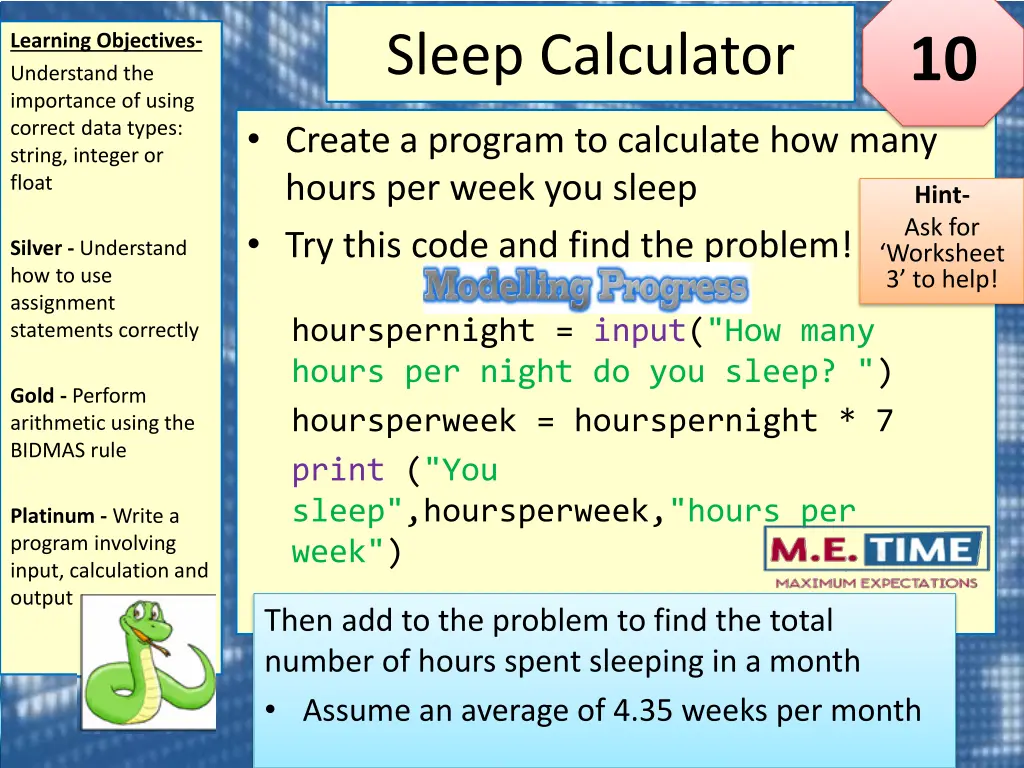 sleep calculator