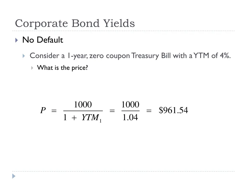 corporate bond yields