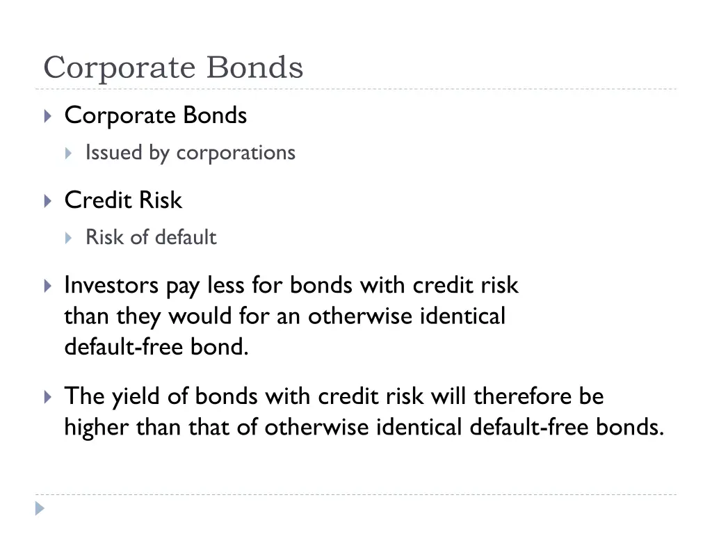 corporate bonds