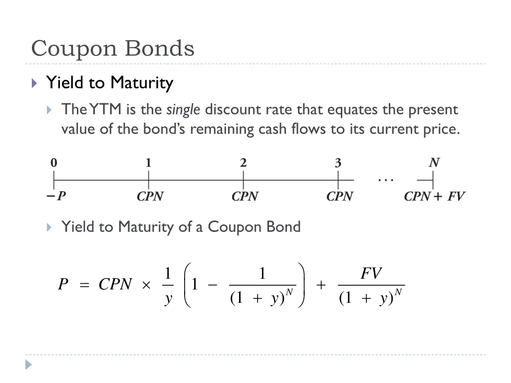 coupon bonds