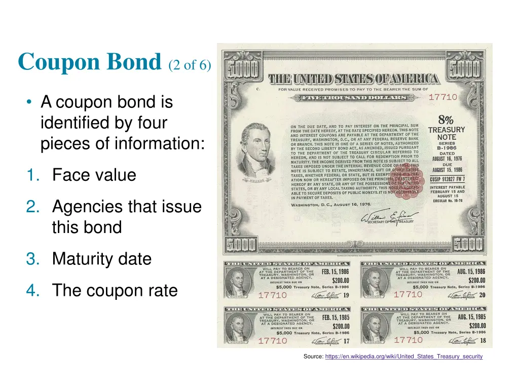 coupon bond 2 of 6