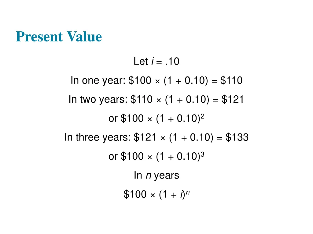 present value