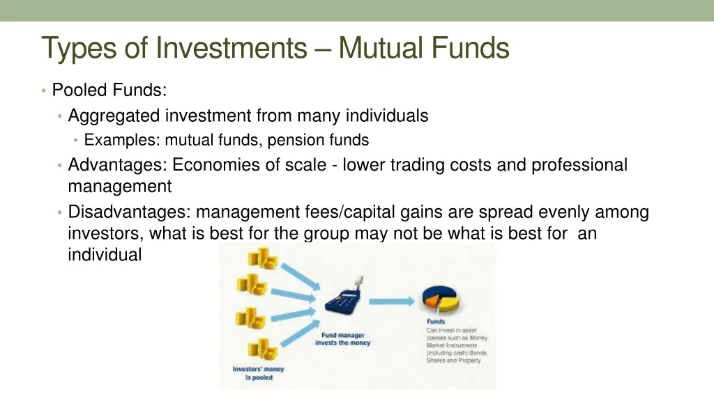 types of investments mutual funds 2