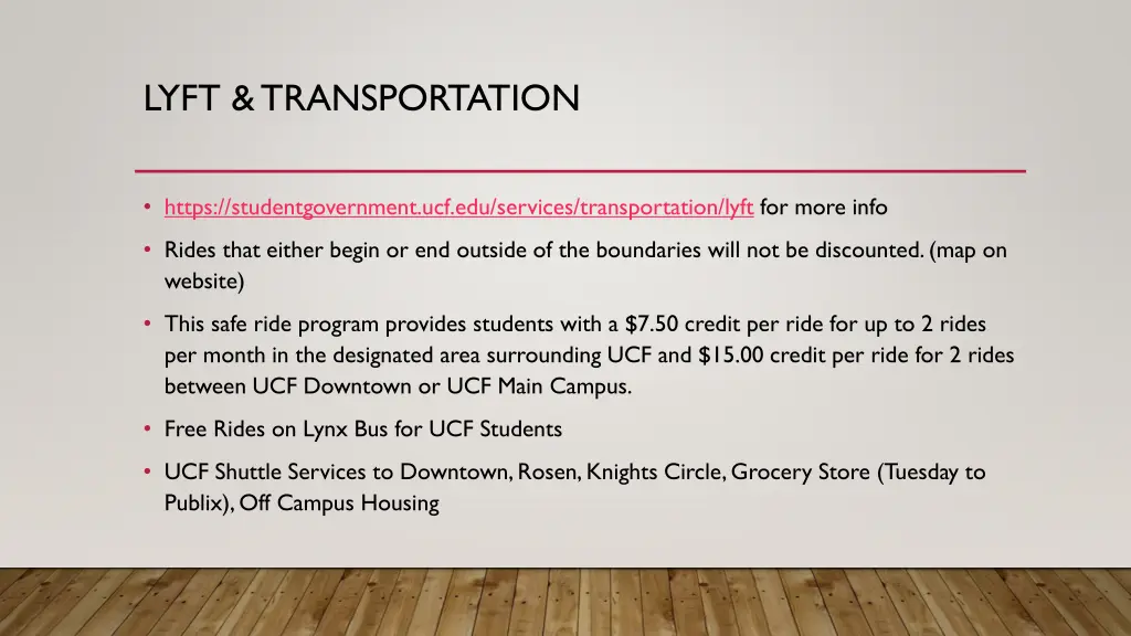 lyft transportation