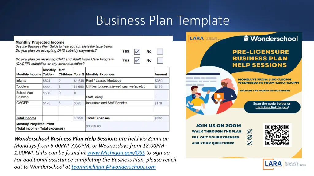 business plan template