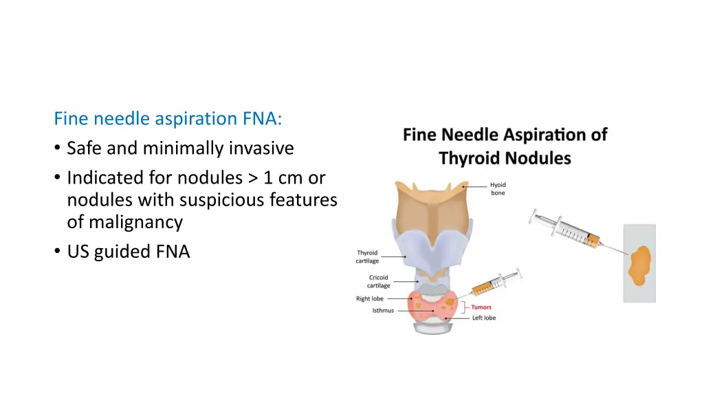 fine needle aspiration fna safe and minimally