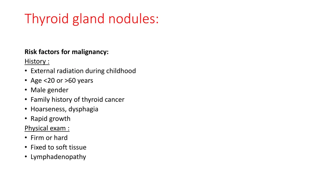 thyroid gland nodules 1