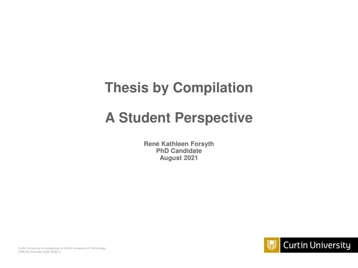 thesis by compilation