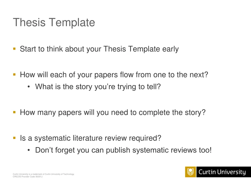 thesis template