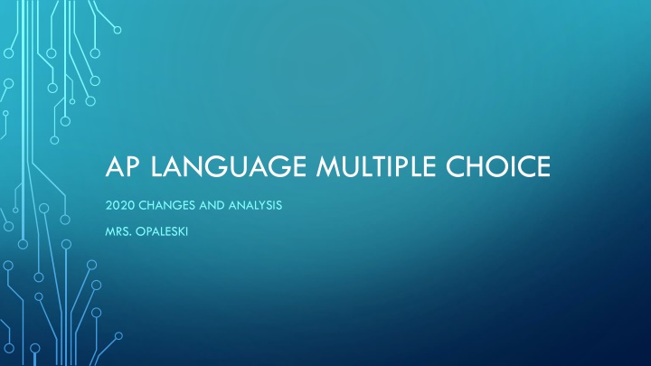 ap language multiple choice