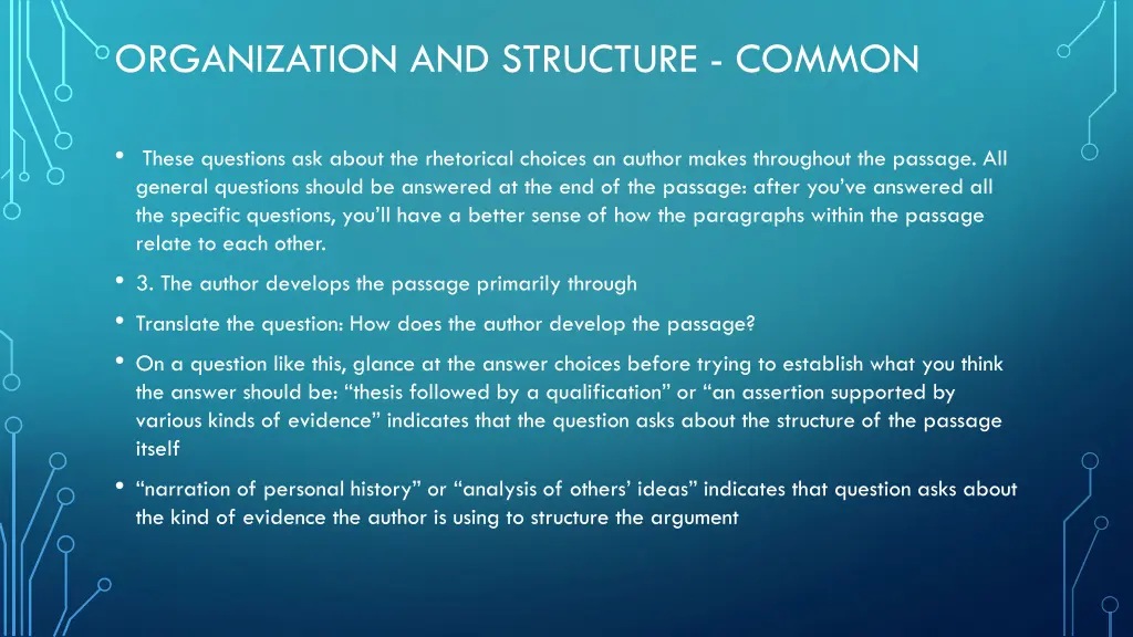 organization and structure common