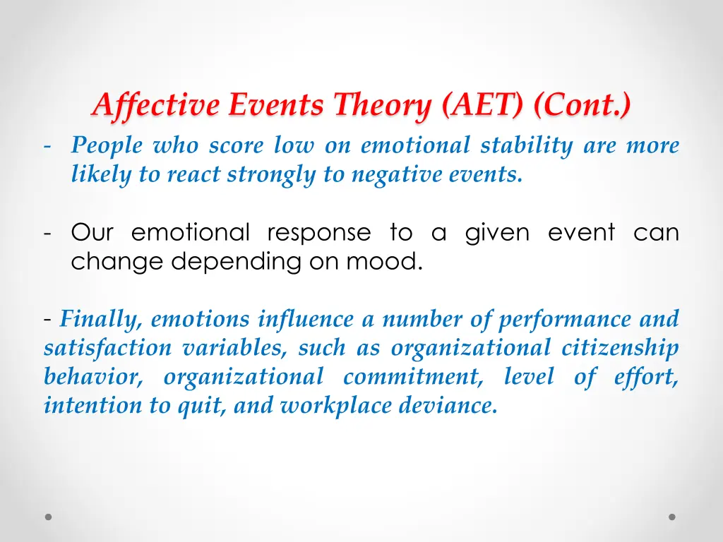 affective events theory aet cont people who score