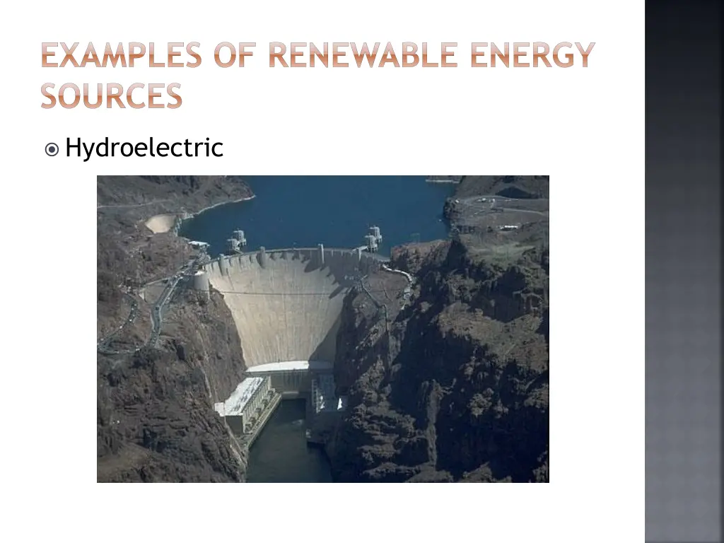 examples of renewable energy sources