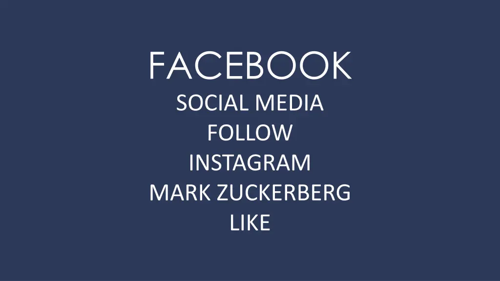 facebook social media follow instagram mark