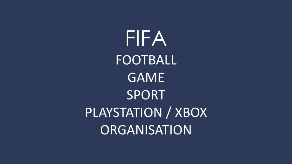 fifa football game sport playstation xbox