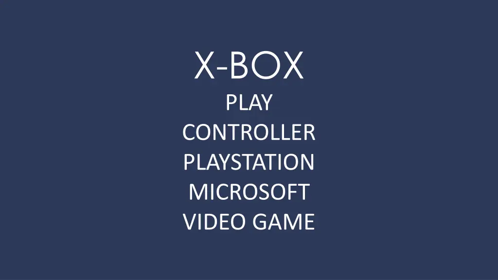 x box play controller playstation microsoft video