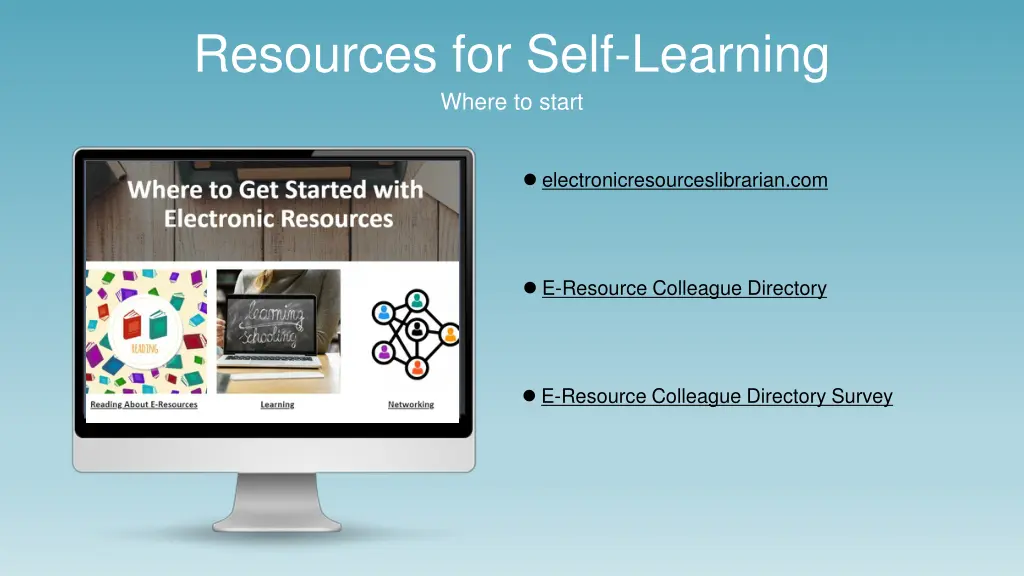 resources for self learning where to start