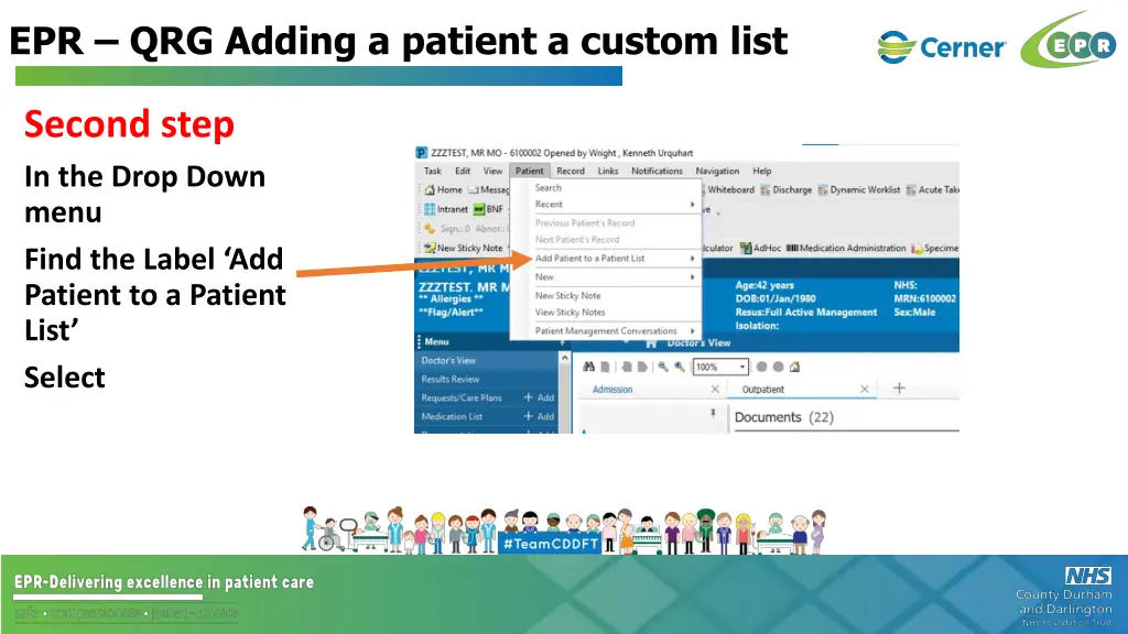 epr qrg adding a patient a custom list 2