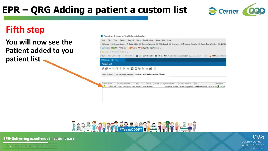 epr qrg adding a patient a custom list 5