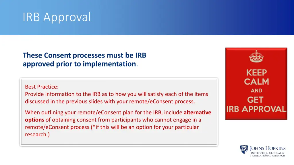 irb approval